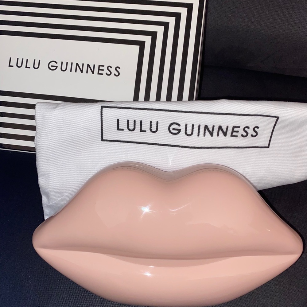 Lulu Guinness Perspex Lips Clutch